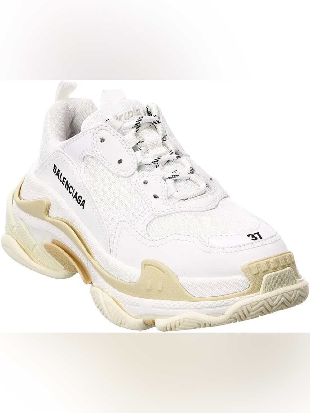 Balenciaga Triple S Sneakers In Beige
